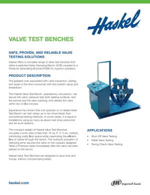 valve-test-benches